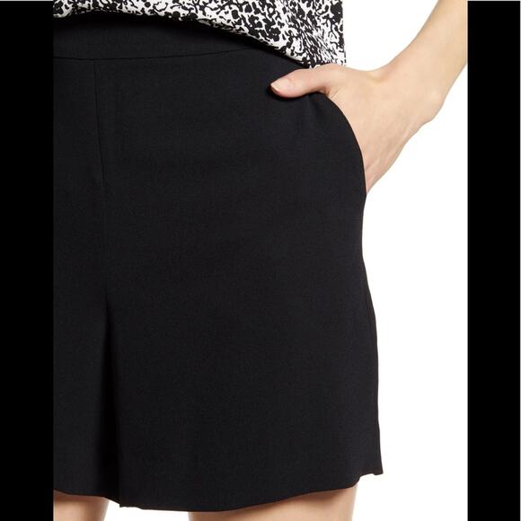 Halogen Black Soft Pull On Shorts SzM NWT Flat Tab Elastic Waistband Pockets - Picture 7 of 16